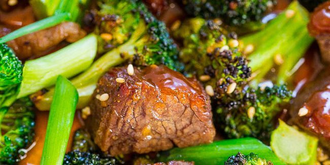 Ako variť hovädzie mäso v rúre: hovädzie mäso s brokolicou v sójovej omáčke s medom a zázvorom