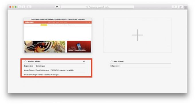 Mac iPhone: Run Safari Záložky