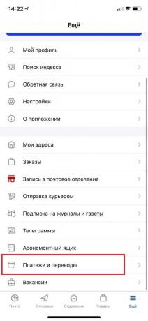 Ako platiť pokuty za dopravu v aplikácii Russian Post