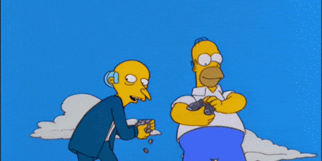 Homer Simpson za peniaze