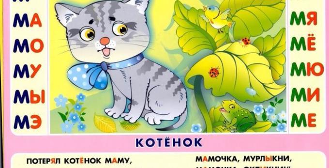 Ako naučiť dieťa čítať "Skladushki" Vjačeslav Voskobovich