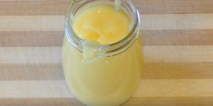 Recepty: Custard citrón krém bez mlieka