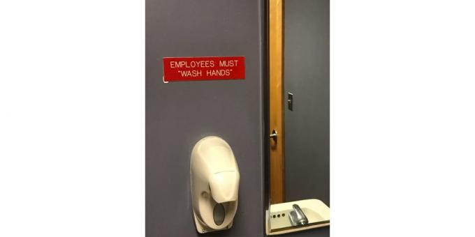 pripomienkou umývanie rúk