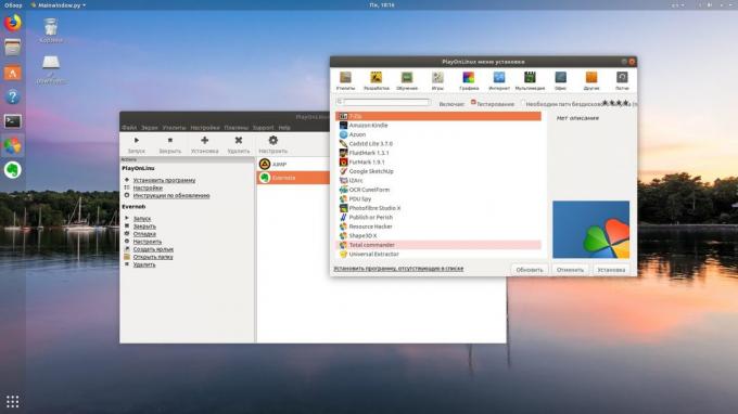 PlayOnLinux bude inštalovať Windows-program na Linuxe