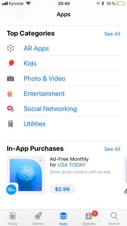 App Store v iOS 11: Vybrané kategórie