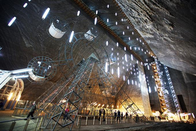 Soľná baňa v Rumunsku Salina Turda