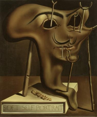 „Jemný autoportrét so smaženou slaninou.“ Salvador Dalí