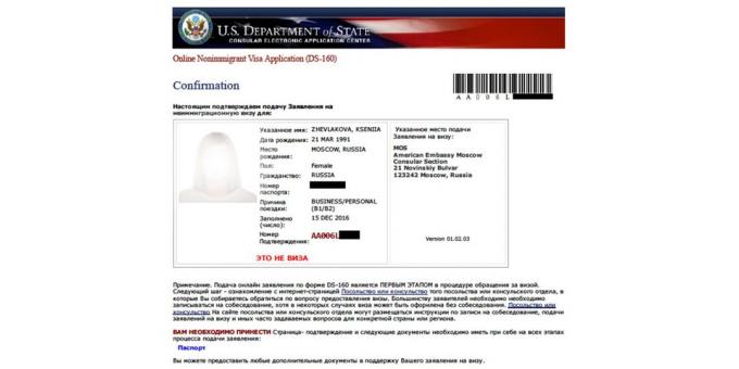 Visa do Spojených štátov: Ako vyplniť žiadosť o DS-160 formuláre