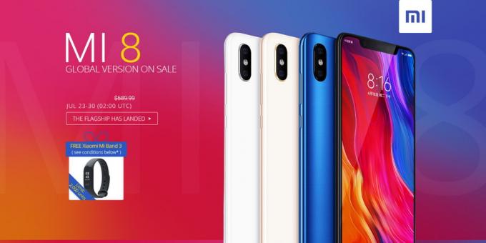 preskúmanie Xiaomi Mi 8: Akčné