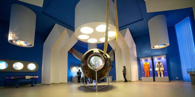 Ryazanské atrakcie: múzeum kozmonautiky