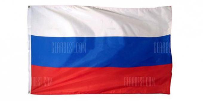 Športové vybavenie: Ruská vlajka