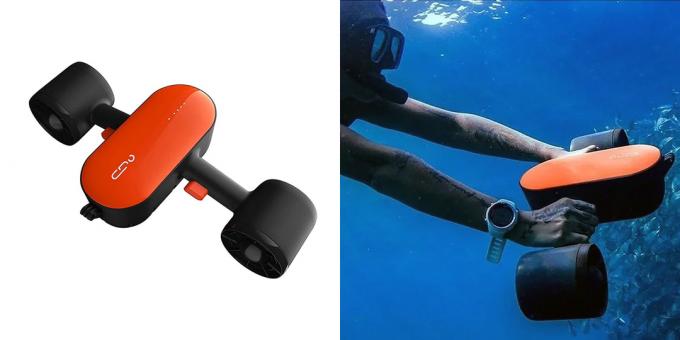 Produkty pre outdoorové aktivity na vode: podvodná kolobežka