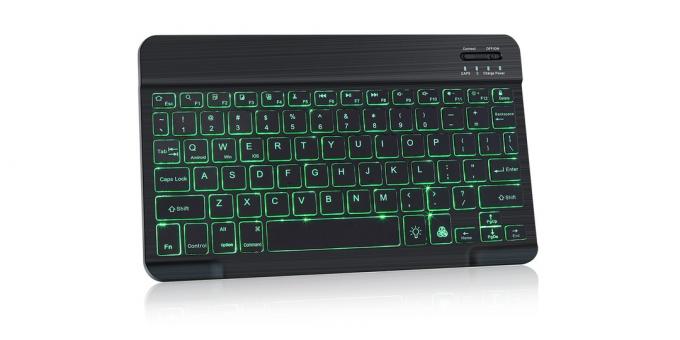 Bezdrôtové klávesnice: RGB podsvietená klávesnica 