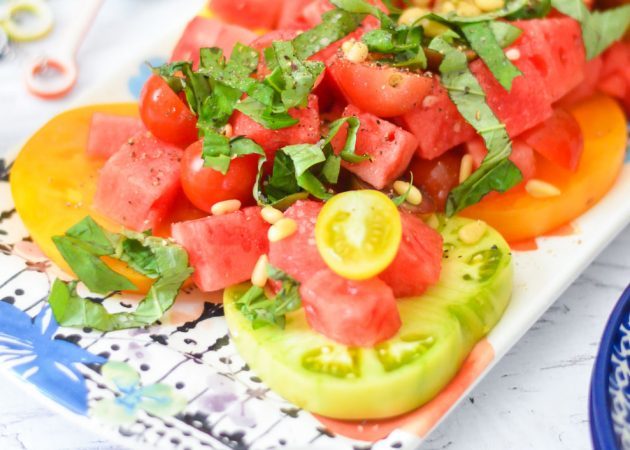 šalát s melónom: recept
