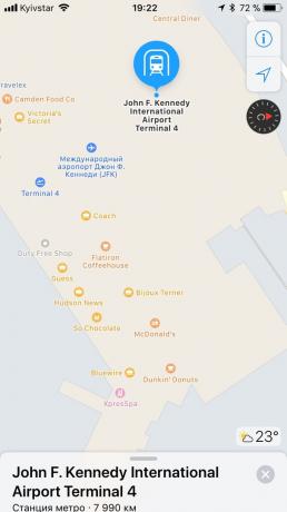 Inovácia iOS 11: mapy