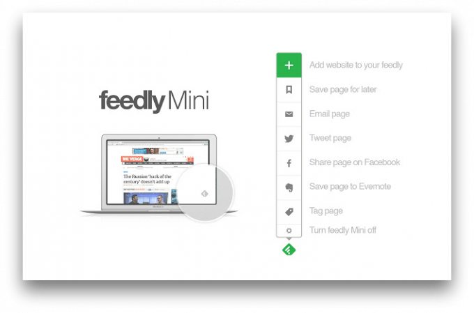 Feedly Mini - Chrome rozšírenie pre pohodlné použitie feedly