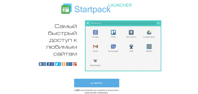 Program Startpack Launcher