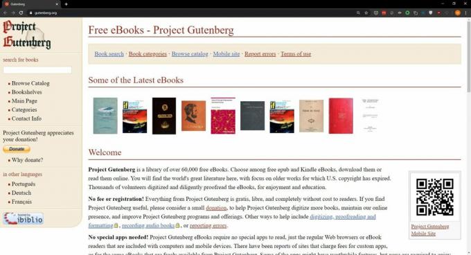 Kde stiahnuť knihy: Projekt Gutenberg
