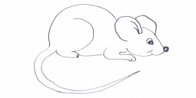 Ako ťažšie nakresliť myš alebo potkana