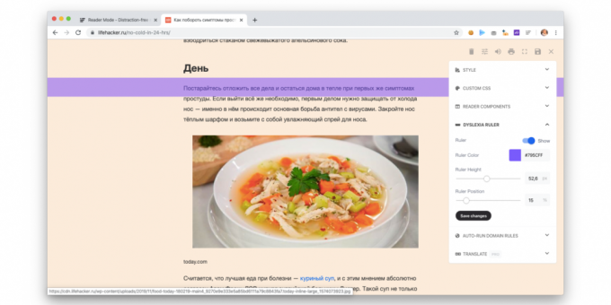 Readermode expanzia pridáva režim celej čítanie v prehliadači Chrome 