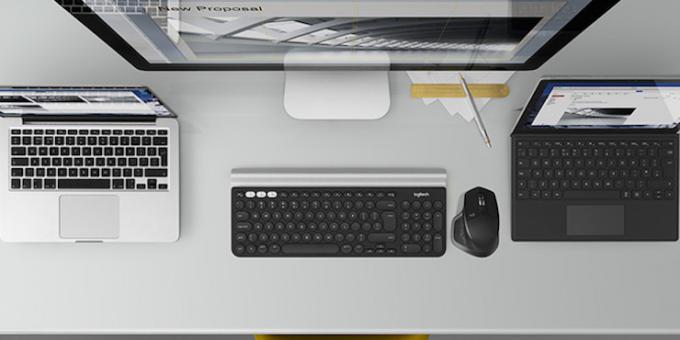 Logitech: bezdrôtová myš a klávesnica