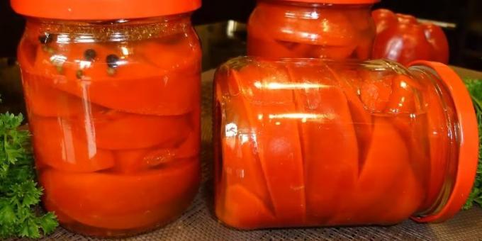 Recepty: Marinované papriky s medom
