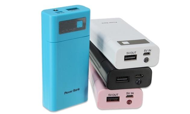 Fashion-Universal-viacfarebná-Portable-5V-1A-USB-DIY-Power-Bank-2X-18650-Nabíjacie-Case-Kit