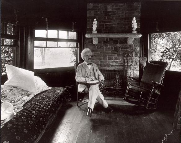Mark Twain, americký spisovateľ a novinár