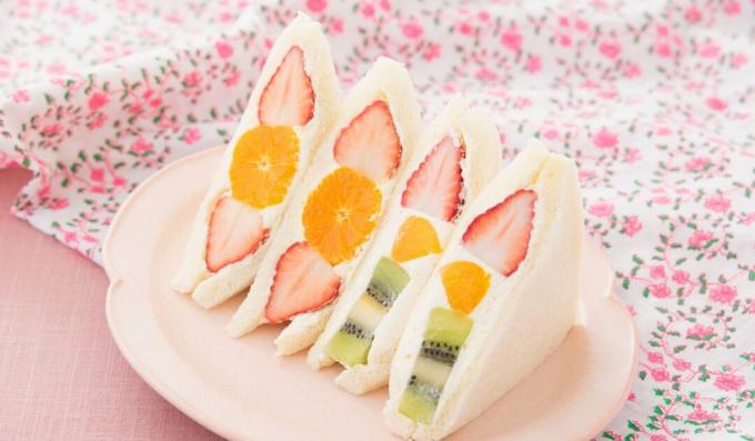 Perfektné japonské ovocné sendviče