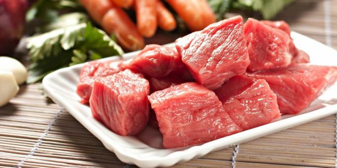 Koľko sa varí hovädzie mäso: čerstvé mäso