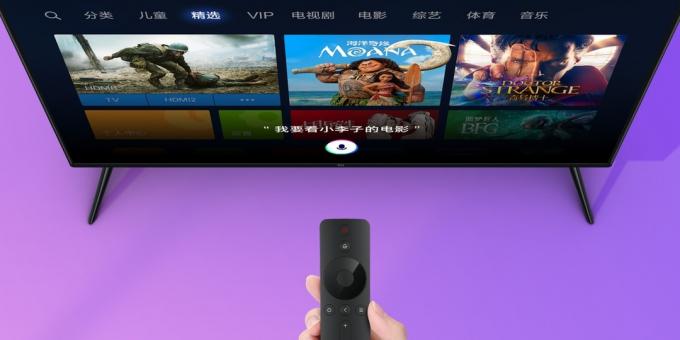 Xiaomi Mi TV 4S: diaľkové