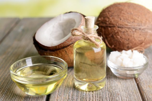 spaľovanie tukov produkty: kokosové