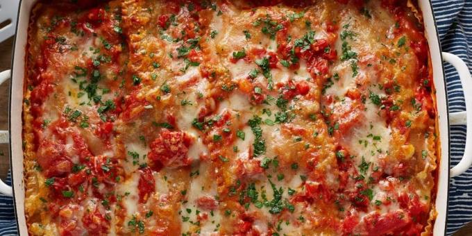 Ako sa pripraviť karfiol: talianske lasagne s karfiolom