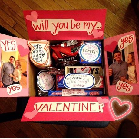 Darčeky pre Valentína: Box s cukríky