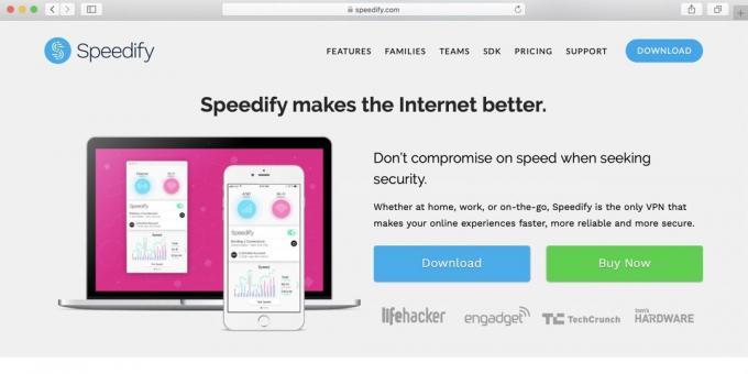 Najlepšie Voľný VPN pre PC, Android, iPhone - Speedify