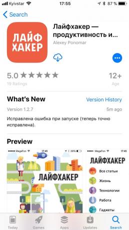 11 inovácia iOS: App Store 2