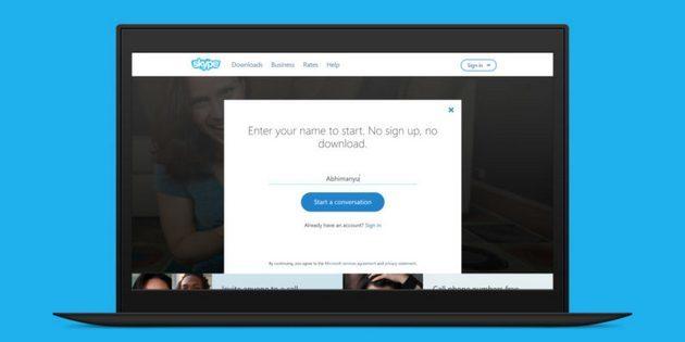 Prístup pre hostí Skype