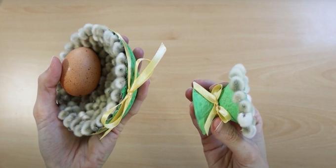 DIY veľkonočné remeslá: držiaky vajec