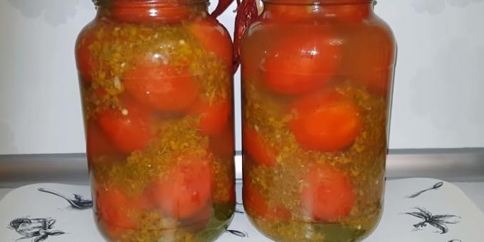 Recepty: Marinované paradajky s paprikou a mrkvou