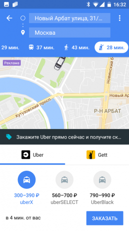 Uber: Moskva
