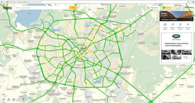 Minsk, žiadne dopravné zápchy!