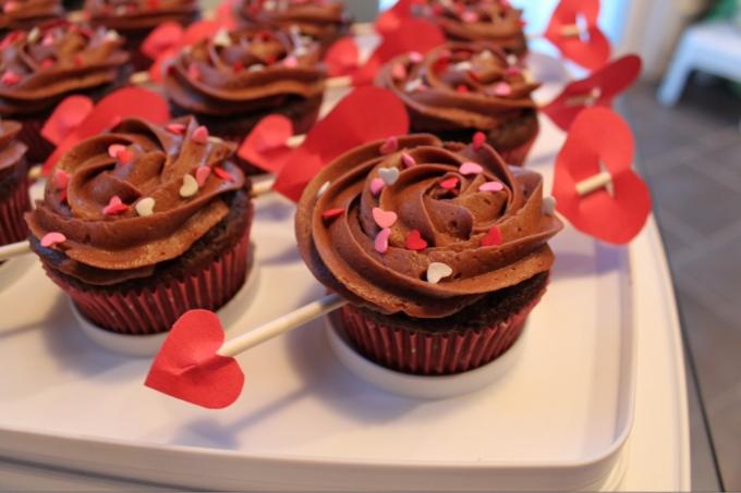 Darčeky na Valentína: cupcakes