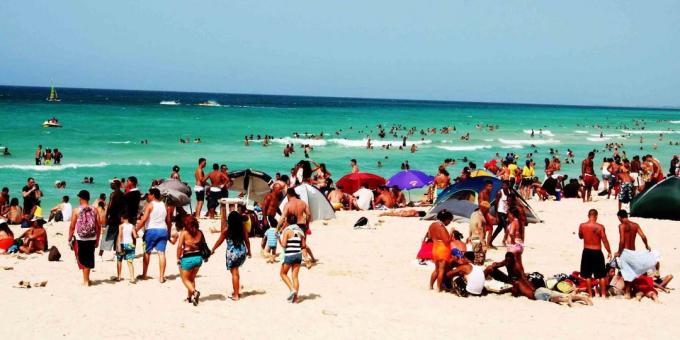 Kuba pláže