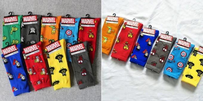 Ponožky pre komiksových fanúšikov