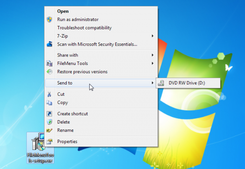 Ako zmeniť kontextového menu Windows s nástrojmi FileMenu