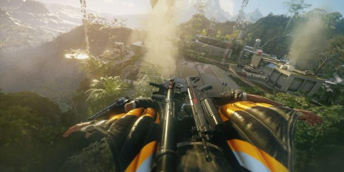 Návod Just Cause 4: poskytuje lety do wingsuit