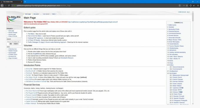 Ako sa dostať na darknet: Skrytá wiki 