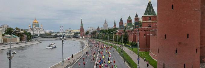 Moscow Marathon 2015: trasa prechádza veľa historických budov