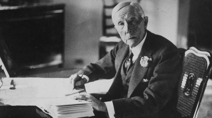John D. Rockefeller v práci