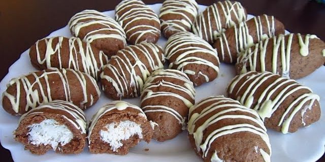 Čokoládové sušienky s kokosom